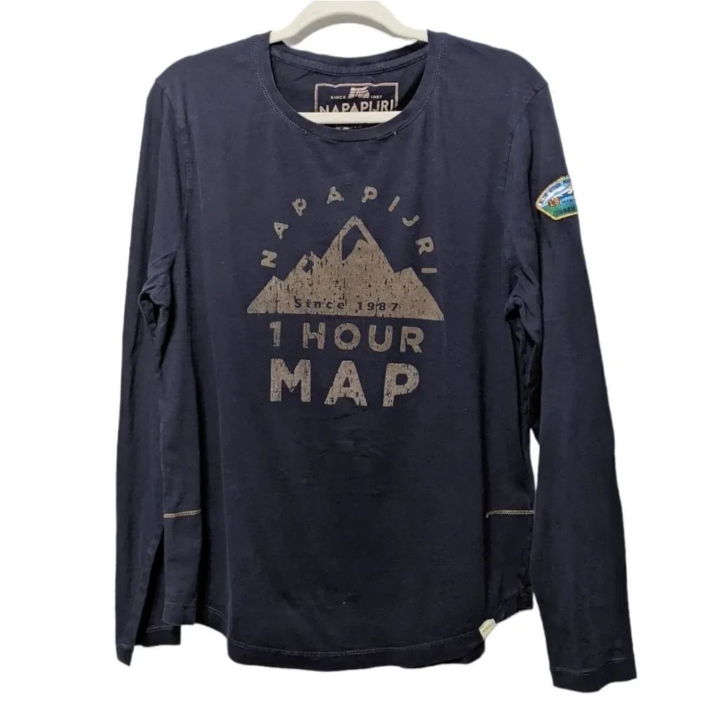 NAPAPIJRI Graphic Long Sleeve Top L - Picture 11 of 11